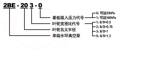 2BE1水環式真空泵型號意義